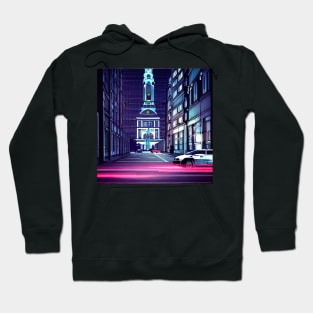 Hamburg Jungfernstieg Cyberpunk Hoodie